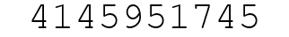 Number 4145951745.