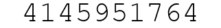 Number 4145951764.