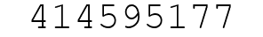Number 414595177.