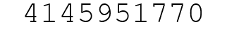 Number 4145951770.