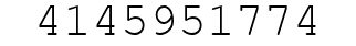 Number 4145951774.