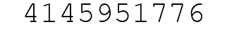 Number 4145951776.