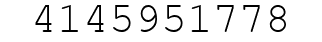 Number 4145951778.