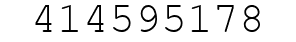 Number 414595178.