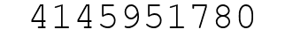 Number 4145951780.