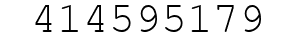 Number 414595179.