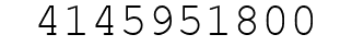 Number 4145951800.