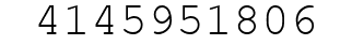 Number 4145951806.