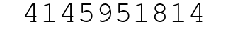 Number 4145951814.