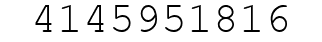 Number 4145951816.
