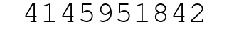 Number 4145951842.