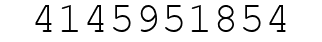Number 4145951854.