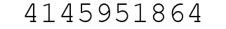Number 4145951864.