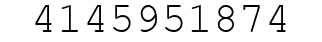 Number 4145951874.