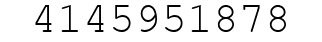Number 4145951878.