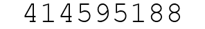 Number 414595188.