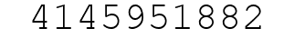 Number 4145951882.