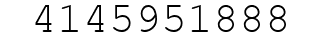 Number 4145951888.