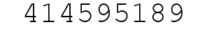 Number 414595189.