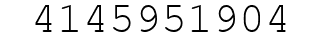 Number 4145951904.