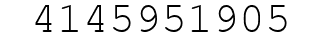 Number 4145951905.