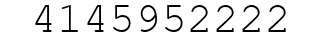 Number 4145952222.