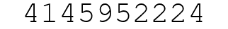 Number 4145952224.