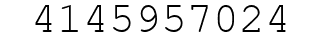 Number 4145957024.
