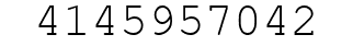 Number 4145957042.
