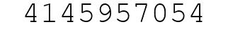 Number 4145957054.
