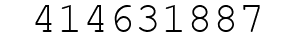 Number 414631887.