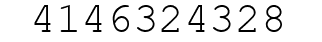 Number 4146324328.