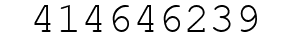 Number 414646239.