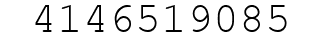 Number 4146519085.
