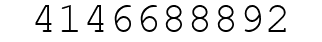 Number 4146688892.