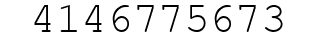 Number 4146775673.