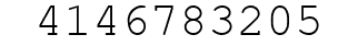 Number 4146783205.