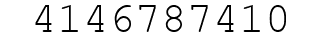 Number 4146787410.