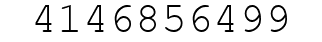 Number 4146856499.