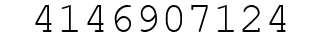 Number 4146907124.