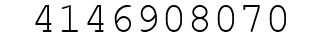 Number 4146908070.