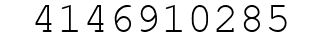 Number 4146910285.