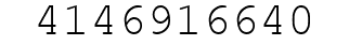 Number 4146916640.