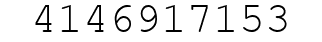 Number 4146917153.
