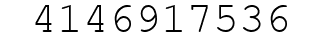 Number 4146917536.