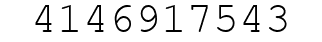 Number 4146917543.