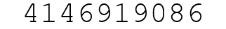 Number 4146919086.