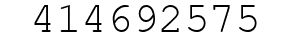 Number 414692575.