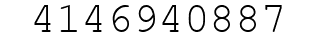 Number 4146940887.
