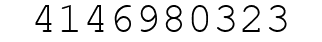 Number 4146980323.